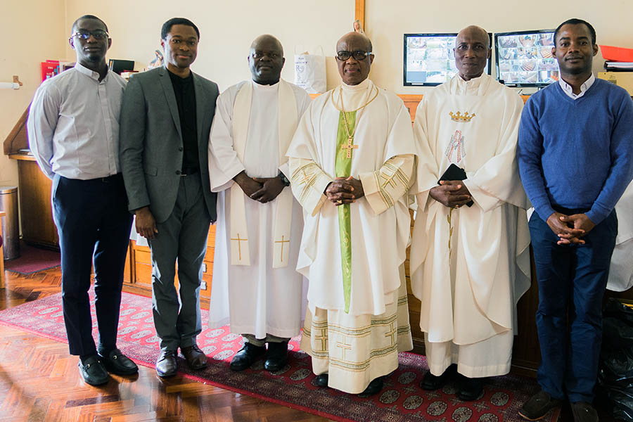 Visiting clergy from Nigeria who travelled to Dublin for the World Meeting of Families 2018